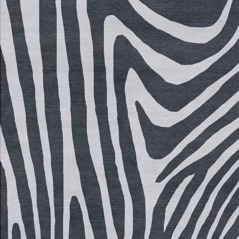 Cadrys Animals Zebra I Grey
